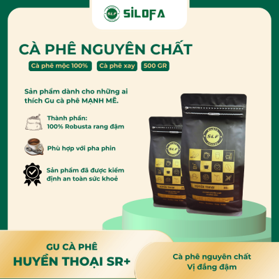 Gu Huyền Thoại SR+ - Cà phê nguyên chất, vị đắng đậm - Cà phê xay - 500gr