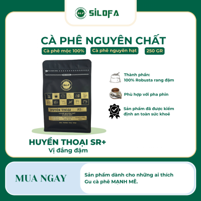 Gu Huyền Thoại SR+ - Cà phê nguyên chất, vị đắng đậm - Cà phê hạt - Gói 250gr