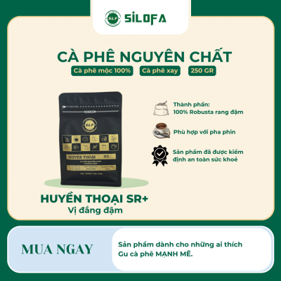 Gu Huyền Thoại SR+ - Cà phê nguyên chất, vị đắng đậm - Cà phê xay - Gói 250gr